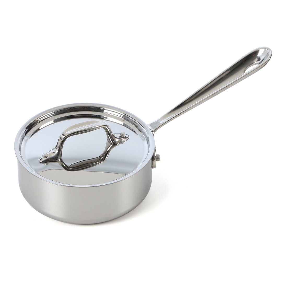 All-Clad D3 Stainless Steel Saucepan with Lid